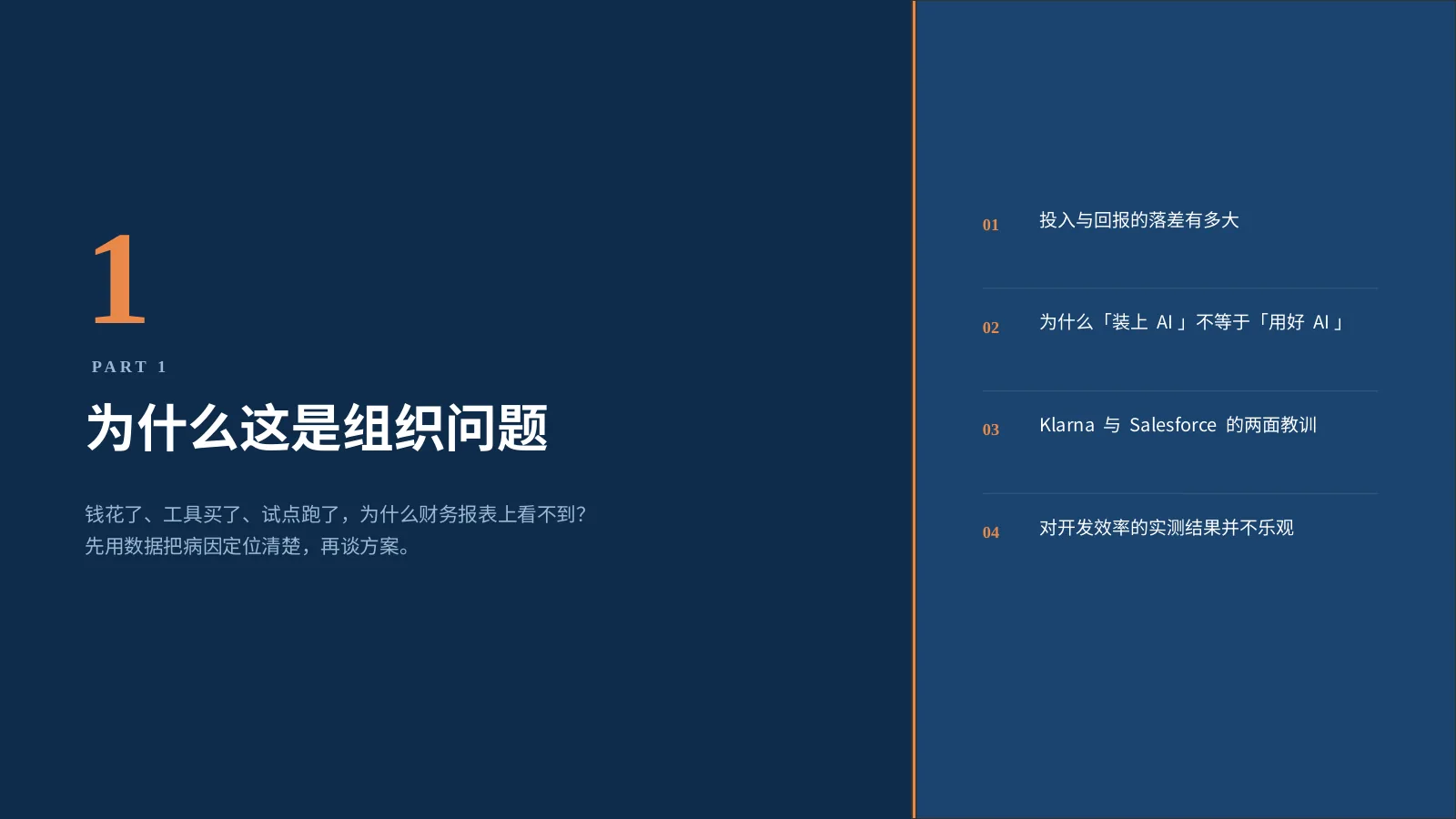企业 AI 组织如何升级：第 5 页 · 为什么这是组织问题
