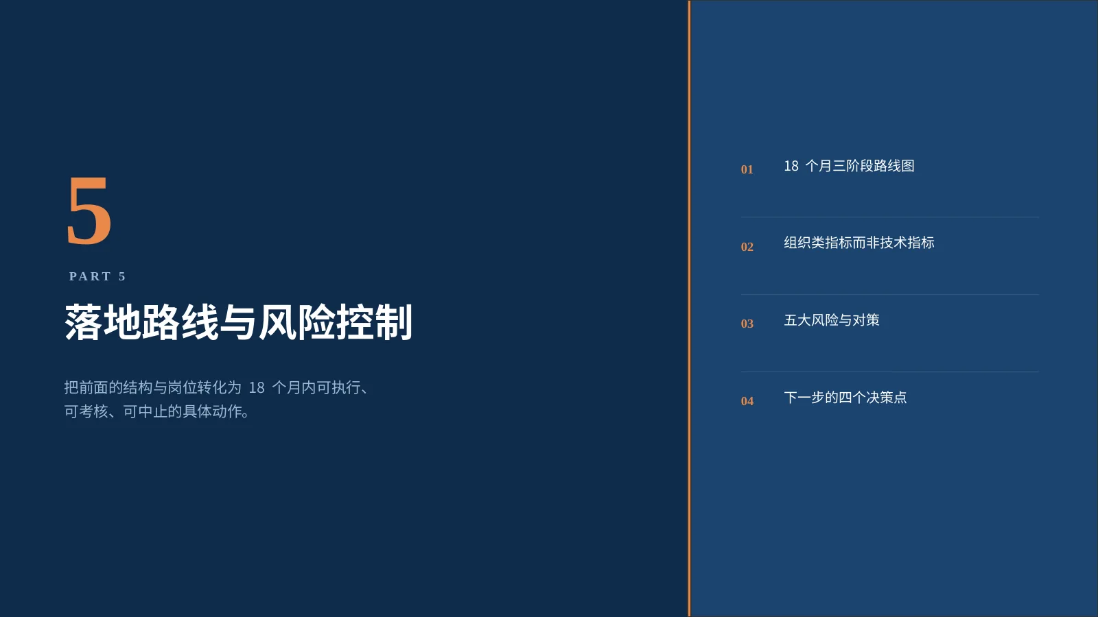企业 AI 组织如何升级：第 34 页 · 落地路线与风险控制